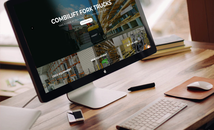 Website Design for Compact Fork Trucks